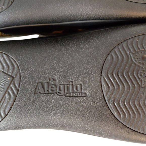 ALEGRIA Kel Leopard Print Patent Flats Women's Size 10 Slip-On Comfort Shoes - Picture 11 of 13